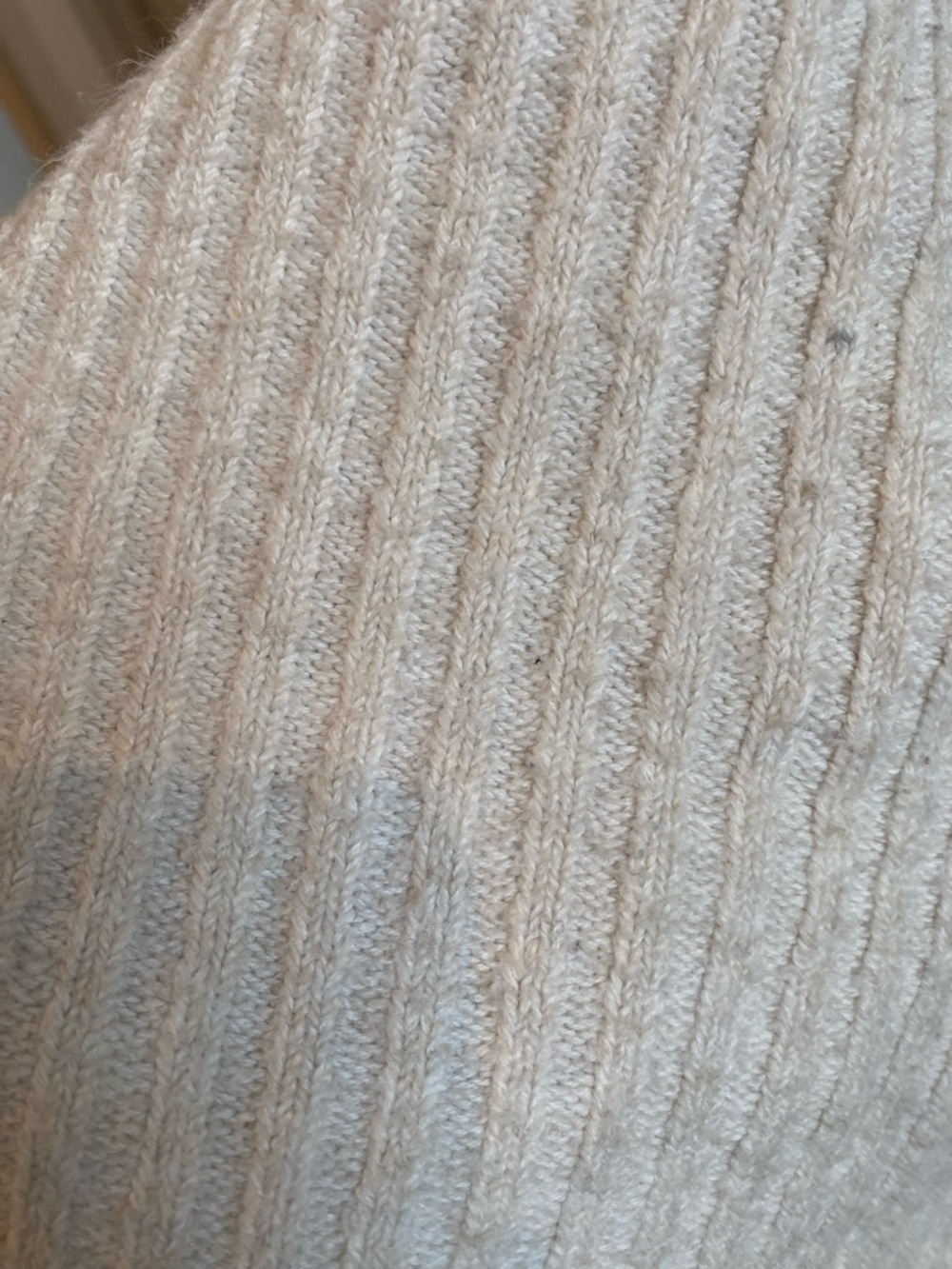Universal Thread Cream Ribbed Open-Front Cardigan - Picture 4 of 4